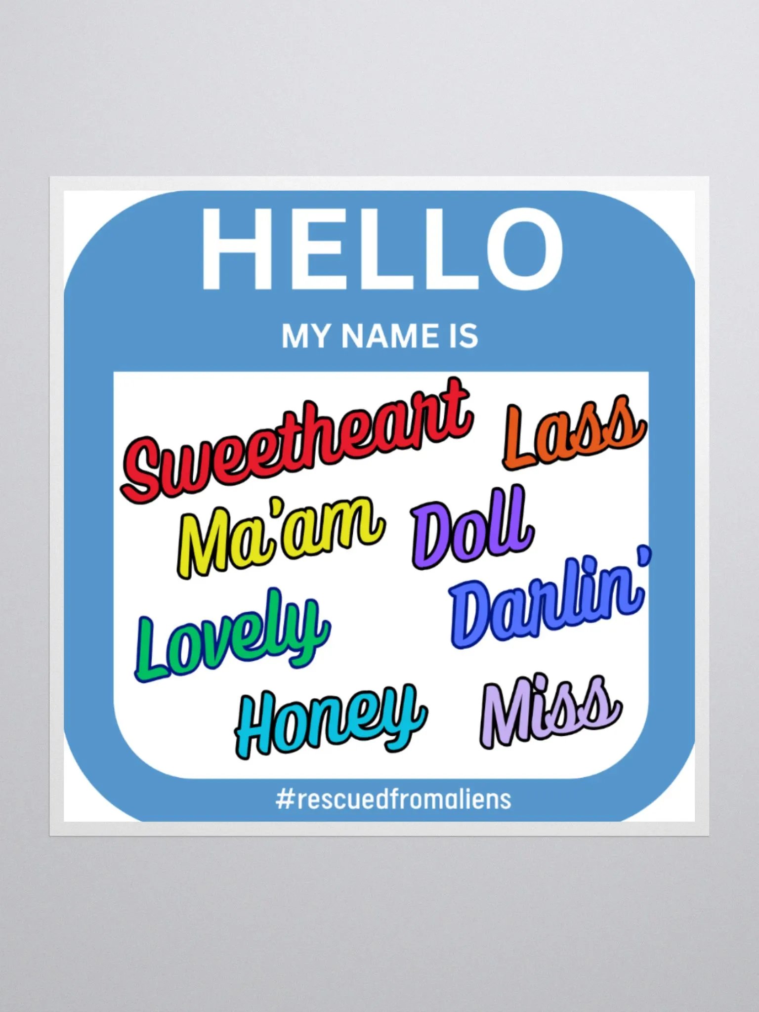 Nicknames Sticker product image (2)
