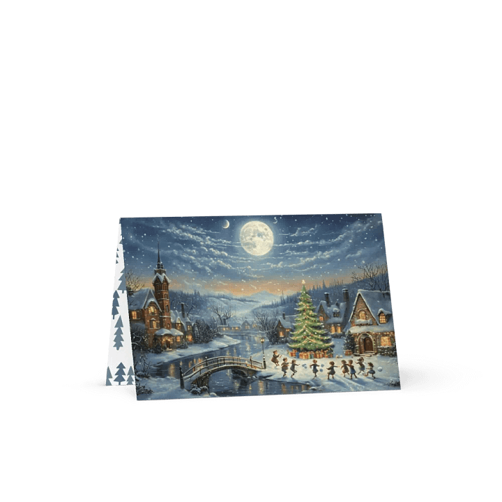 Vintage Christmas Wonderland Card product image (1)