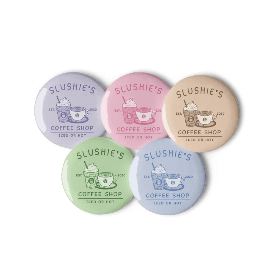 Slushie's Coffee Shop | Pins (Colored) product image (11)