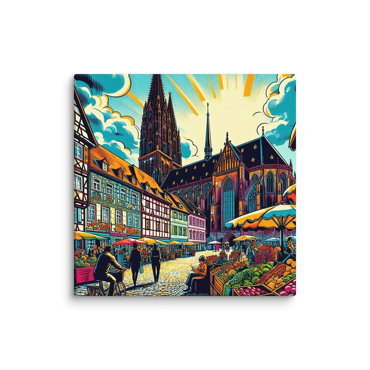 Blank Canvas: Unleash Your Artistic Vision | AI art Freiburg city product image (16)