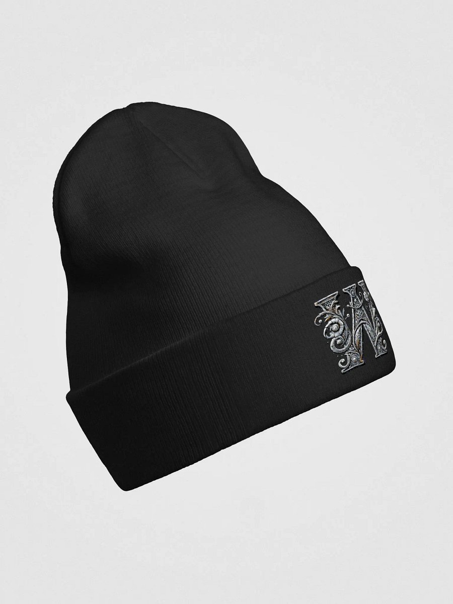 Botanical Letter W Knit Beanie product image (18)