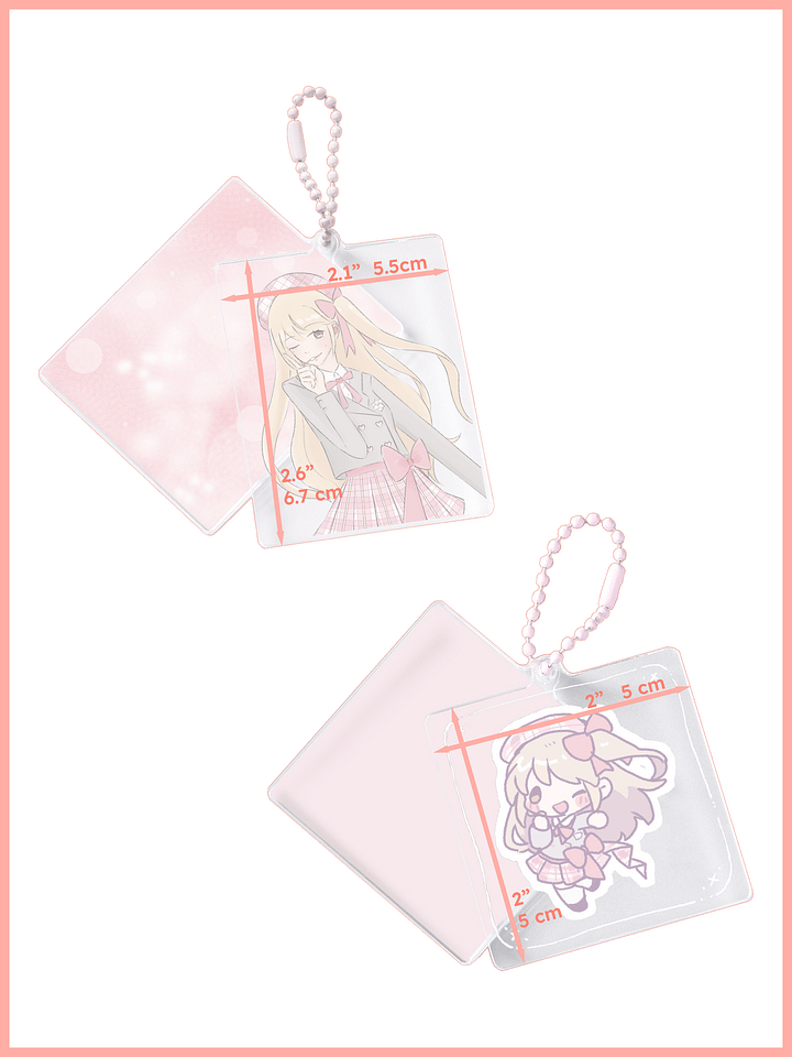 ʚ♡ɞ Idol Layered Keychain - PREORDER ʚ♡ɞ product image (2)