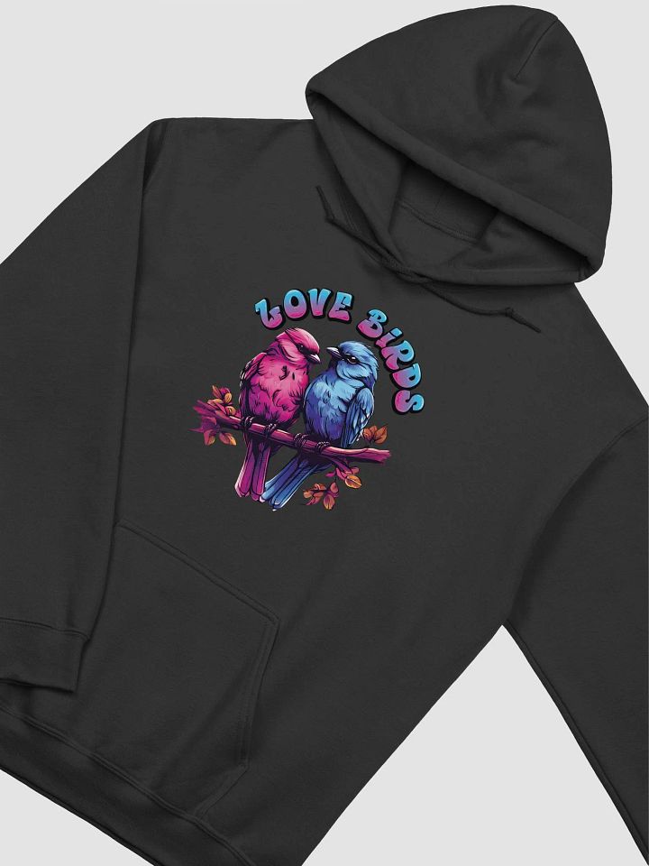 Love Birds Classic Hoodie - Colorful & Stylish Gildan Hoodie for Couples product image (2)