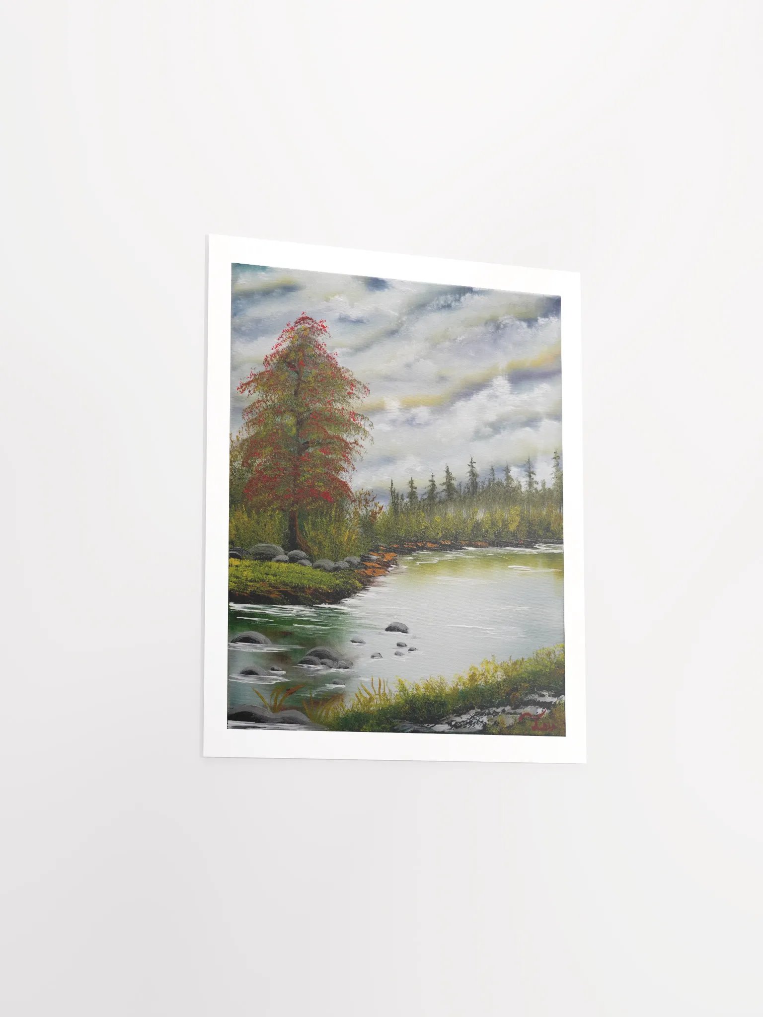 The Autumn River - Matte Poster Print product image (3)