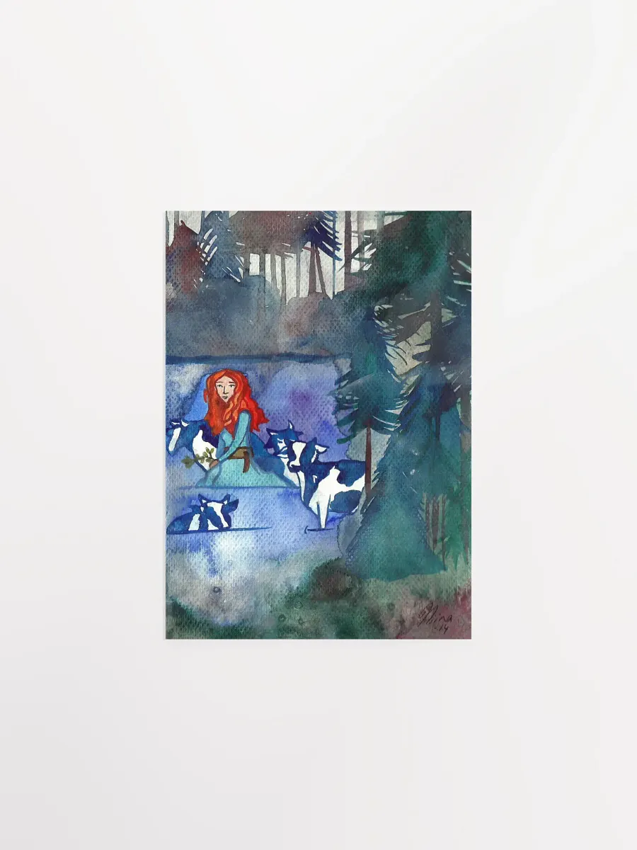 Vellamo And The Magic Cows Art Print product image (4)