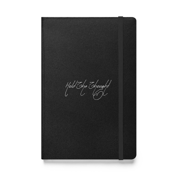 Hold the Thought Black Notebook product image (1)