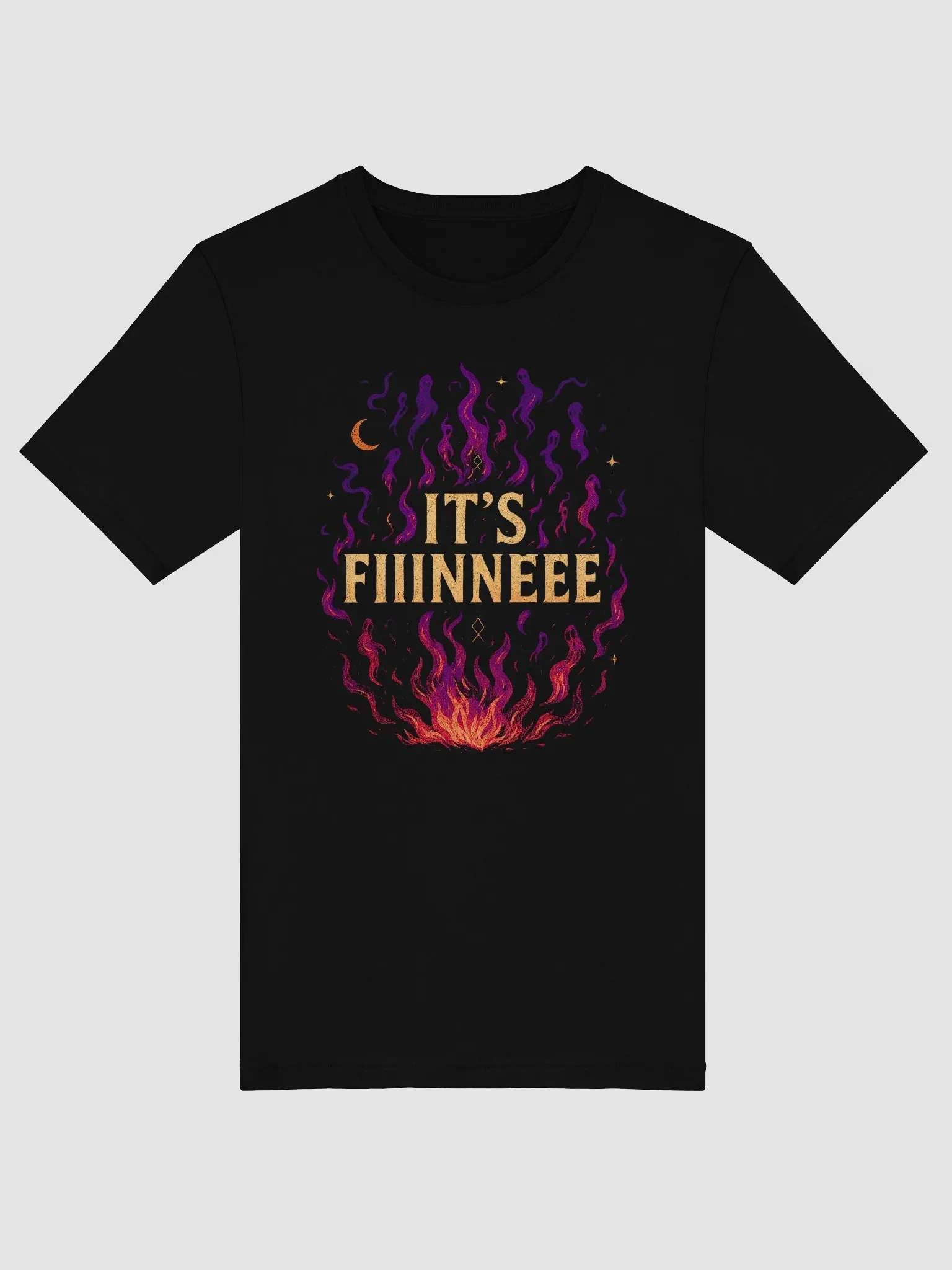 "It’s Fiiinnneee" Chaos Tee product image (2)