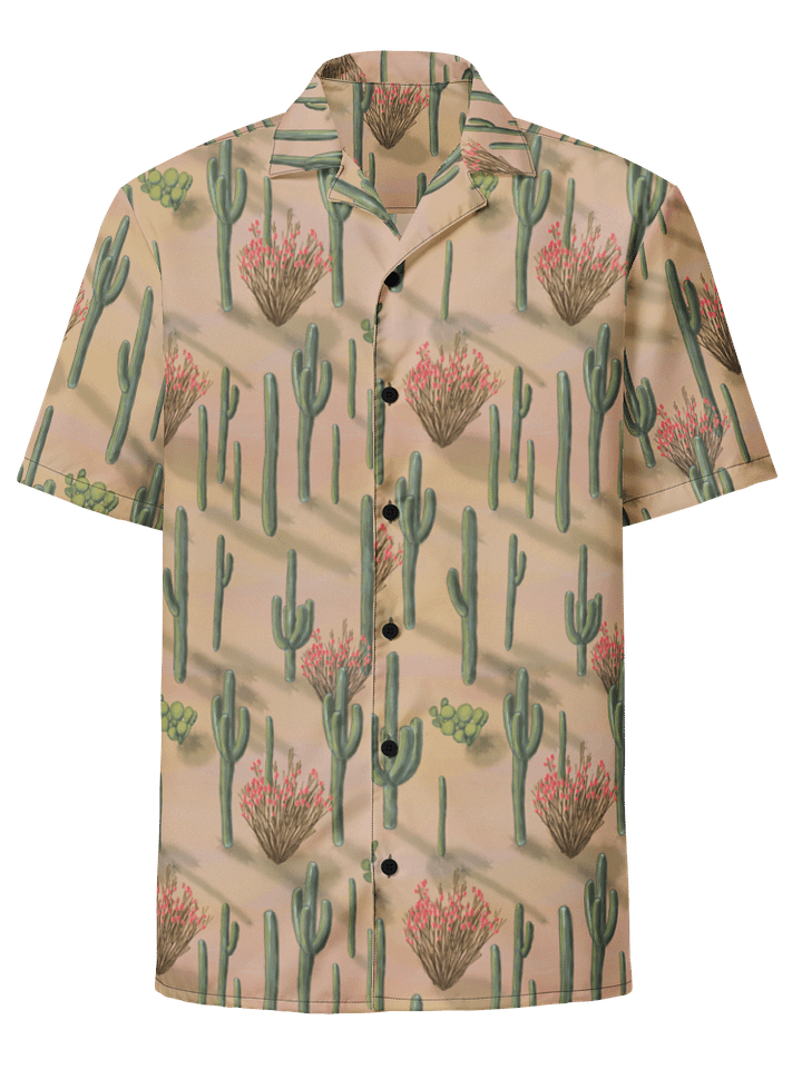 Saguaro Cactus Oversized Button-Down Shirt product image (1)