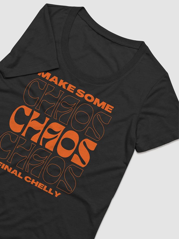 Make Some Chaos Women Triblend Printed Tee product image (2)