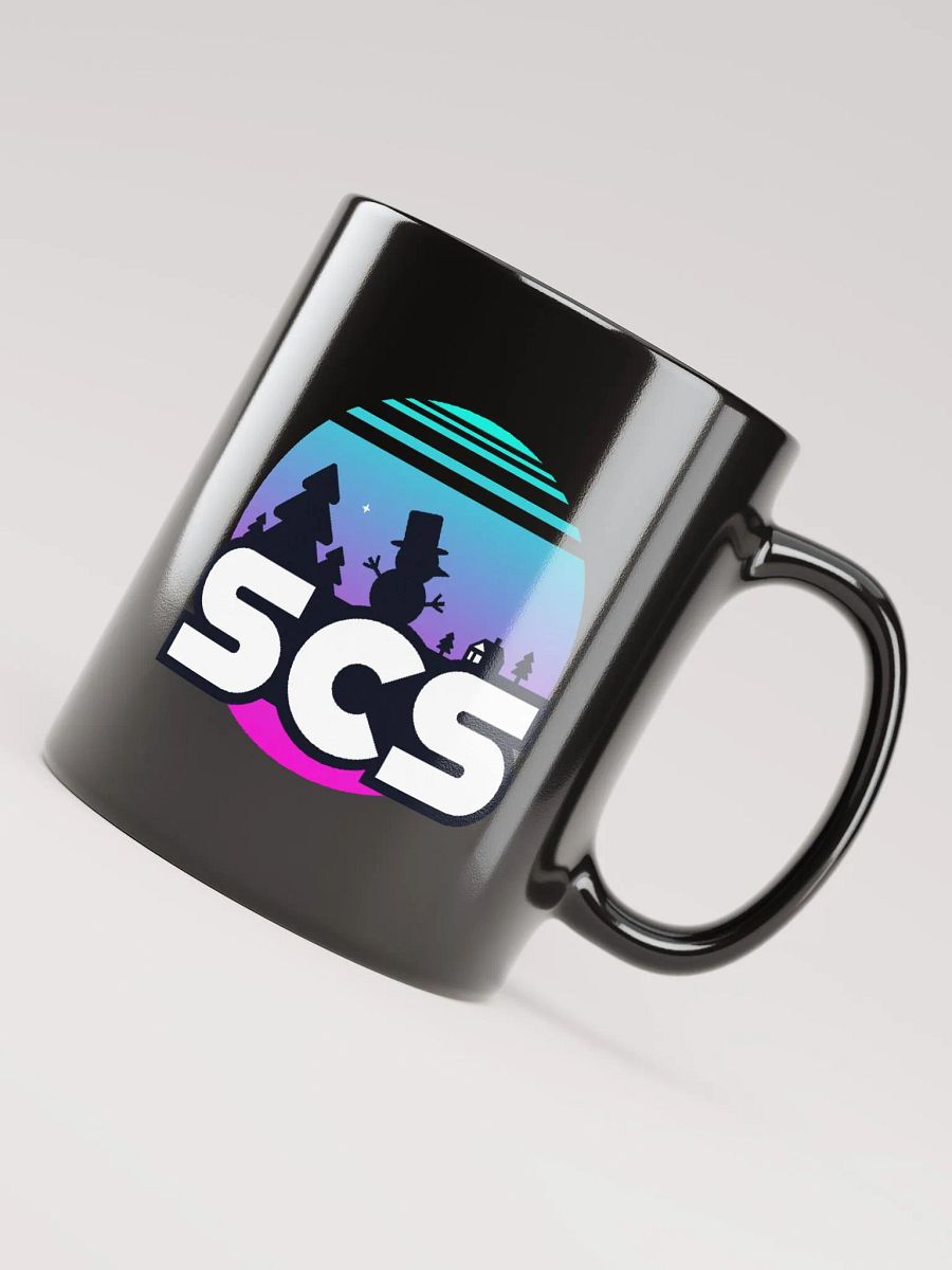 SCS WINTER VIBES GLOSSY BLACK MUG product image (8)