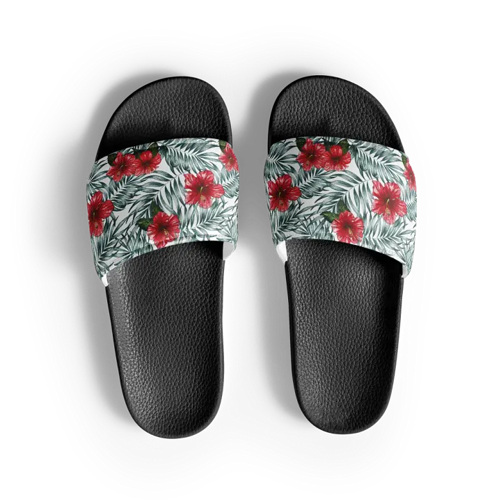 Hibiscus Leaf Design | Women's Slides product image (1)