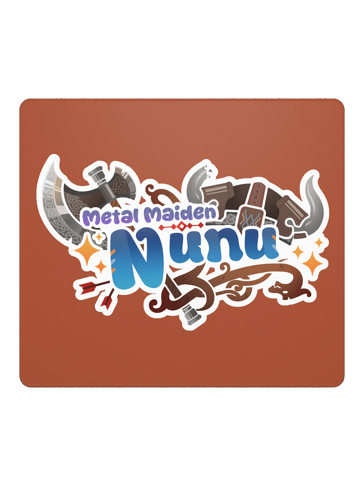 Nunu Logo Gamer Mouse Pad product image (2)