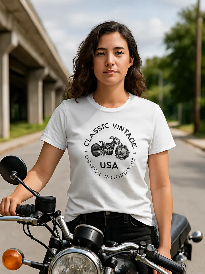 Vintage Motorcycle T-Shirt product image (2)