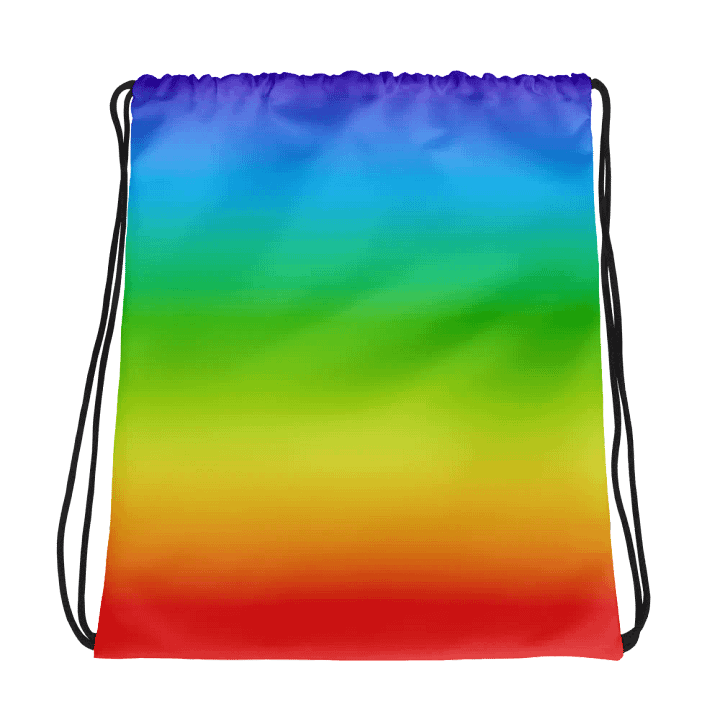 Rainbow Drawstring Bag product image (1)