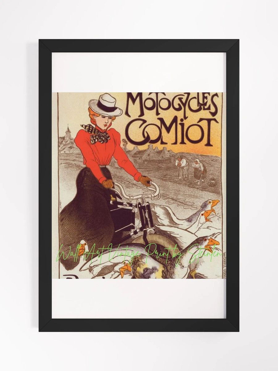 Art by Theophile Steinlen Framed High-Quality Matte Poster (in) product image (1)