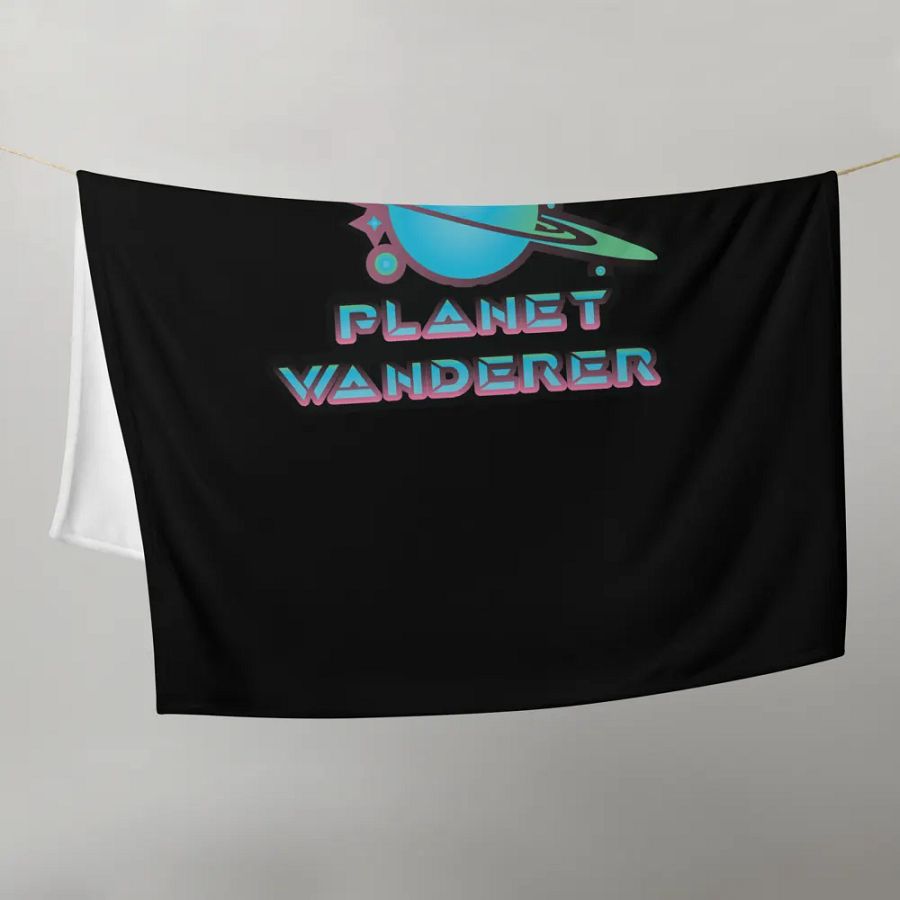 Planet Wanderer throw blanket product image (9)