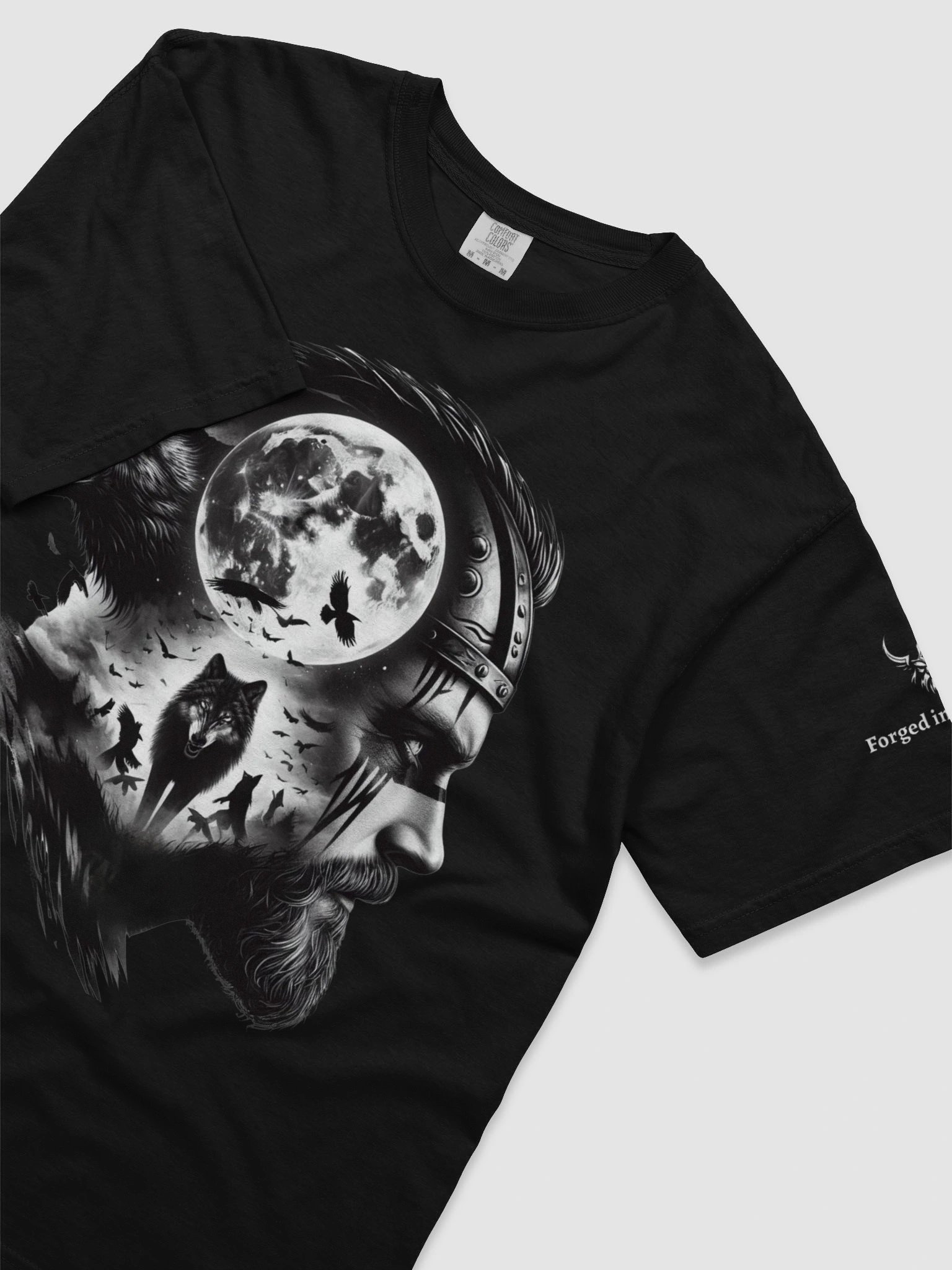 Forged In Valhalla: Odin’s Wolf Companions T-Shirt product image (38)