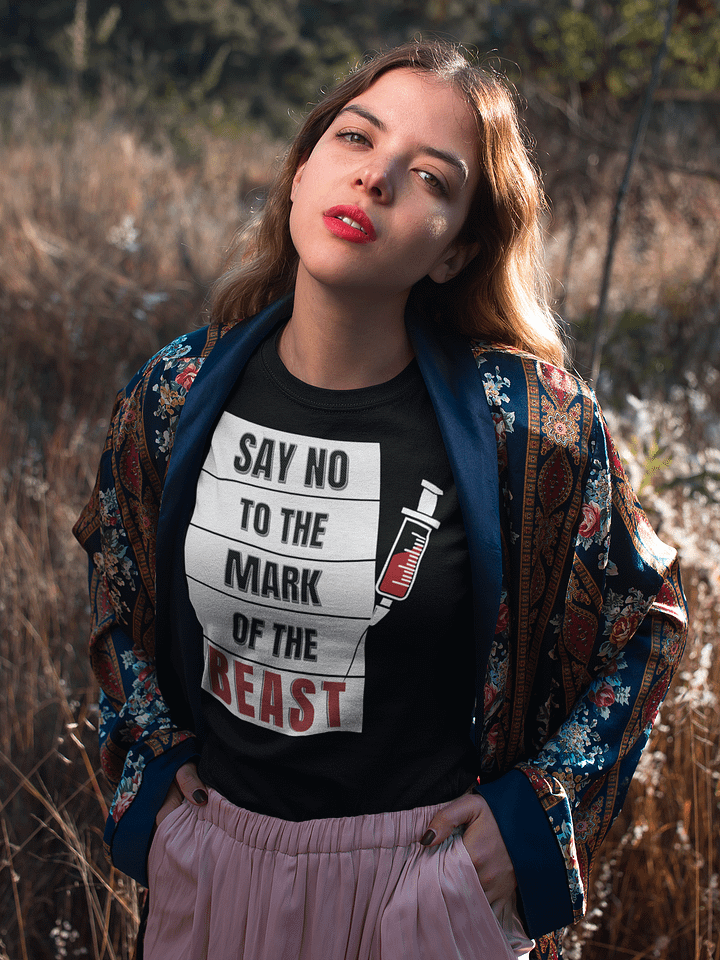 Say No To The Mark Of The Beast End Times Revelation T-Shirt product image (2)