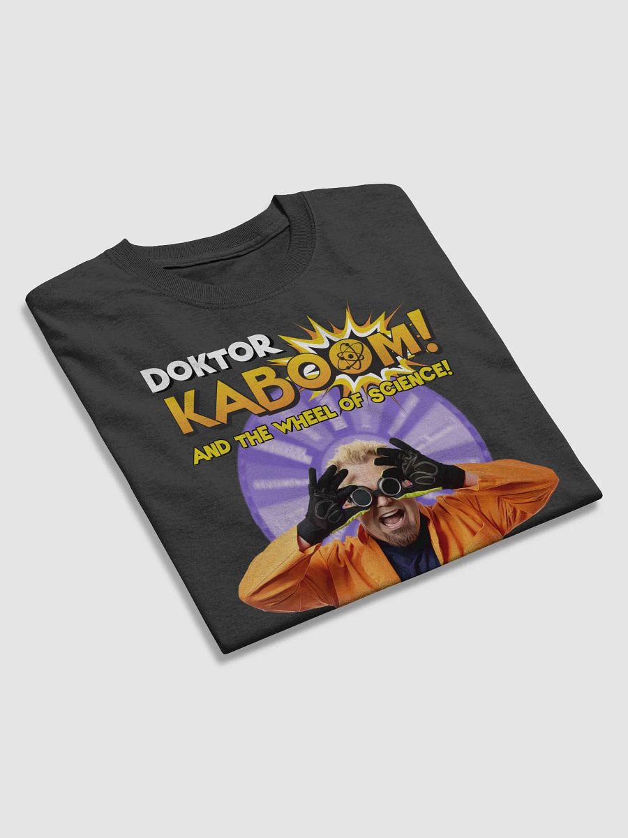 Doktor Kaboom and The Wheel of Science T-shirt, larger sizes, POD product image (5)