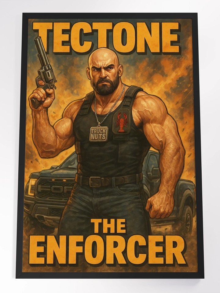 Tectone The Enforcer Mega Framed Print product image (1)