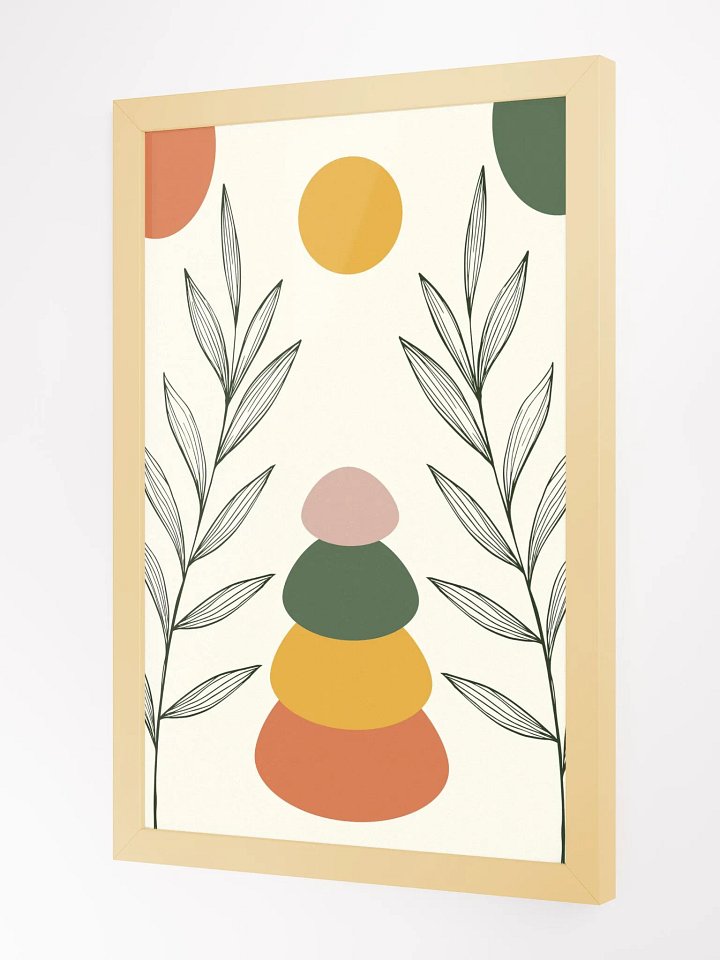 Earth Tones Abstract Framed Poster product image (12)