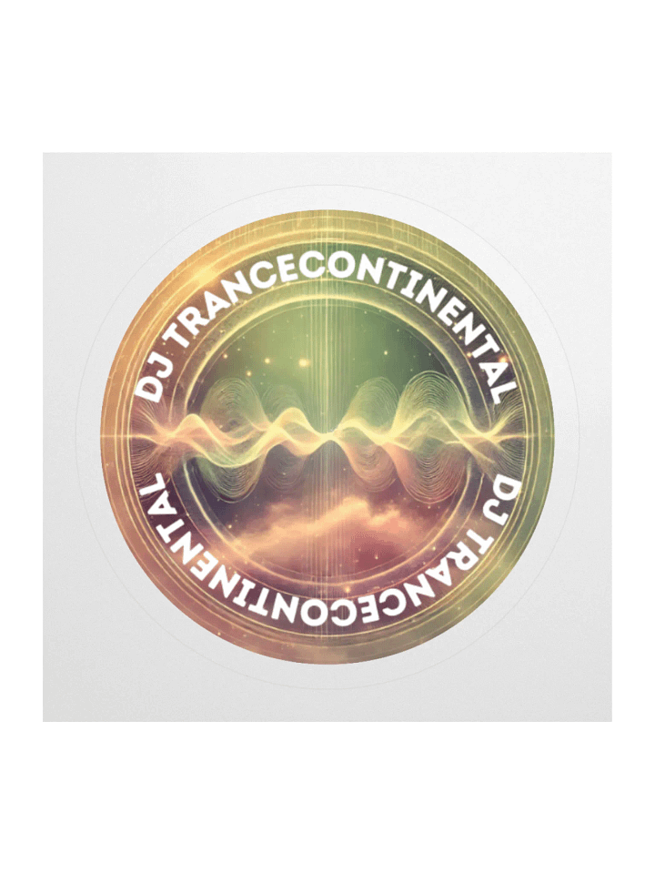 DJ Trancecontinental Logo Sticker product image (1)