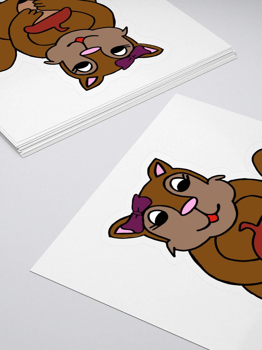 Whimsical Squirrel Kiss Cut Stickers product image (4)