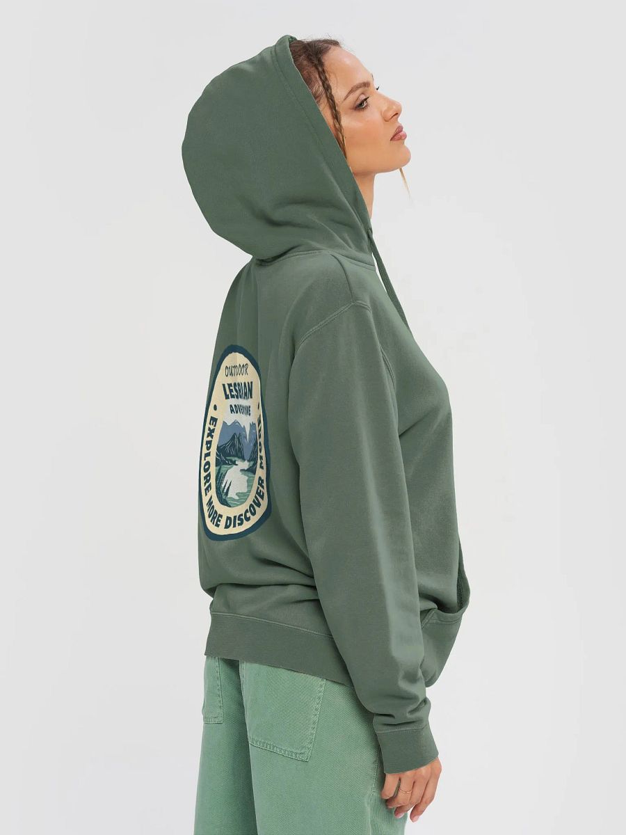 Outdoor Lesbian Adventure Badge Hoodie product image (69)