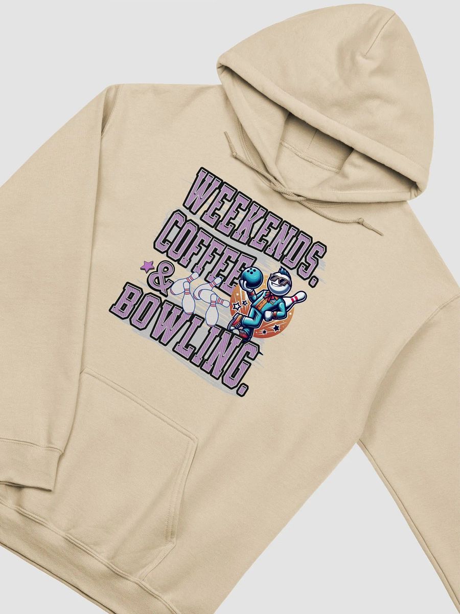 Weekends Coffee And Bowling Vibes Hoodie product image (2)