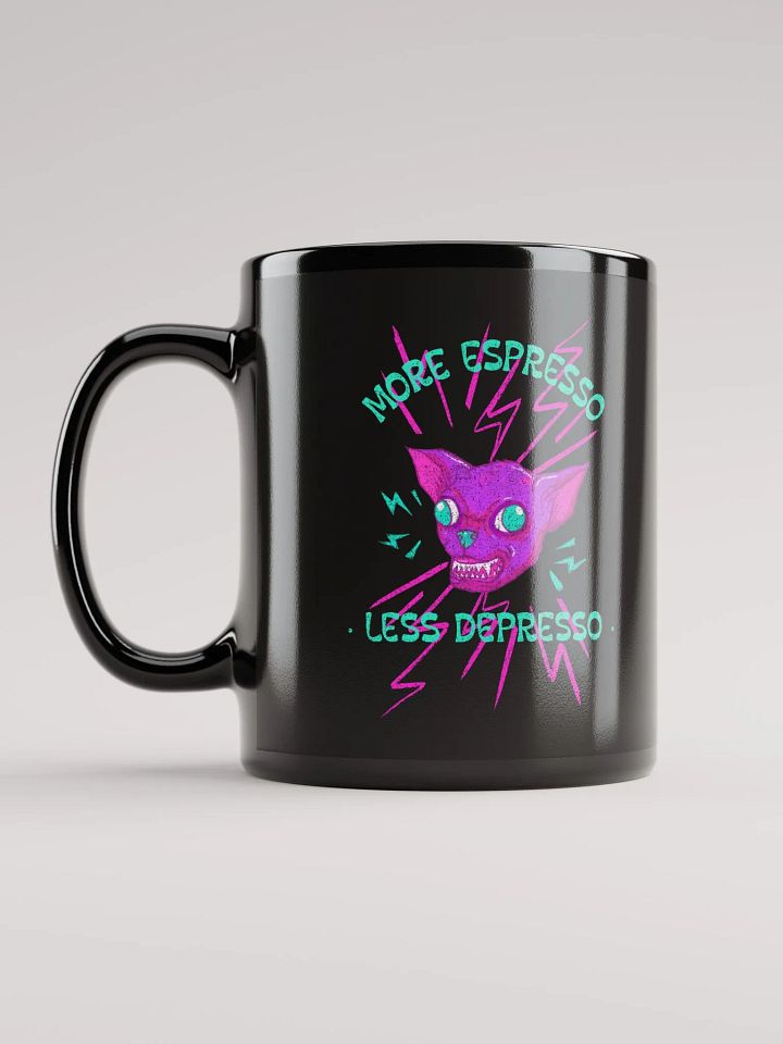 Mischievous Espresso Cat Mug product image (2)