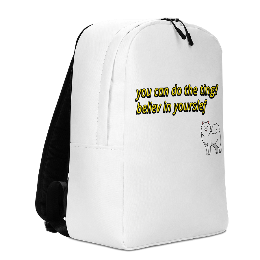 you can do the ting! believ in yourself backpack product image (3)