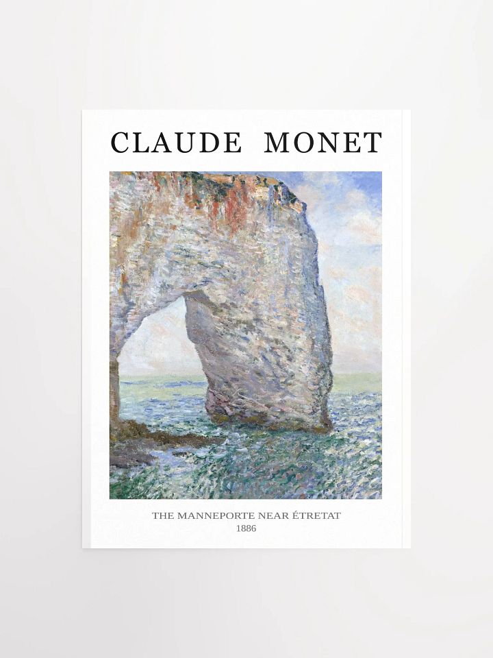 Classic art poster 'The Manneporte near Étretat' by Claude Monet product image (2)