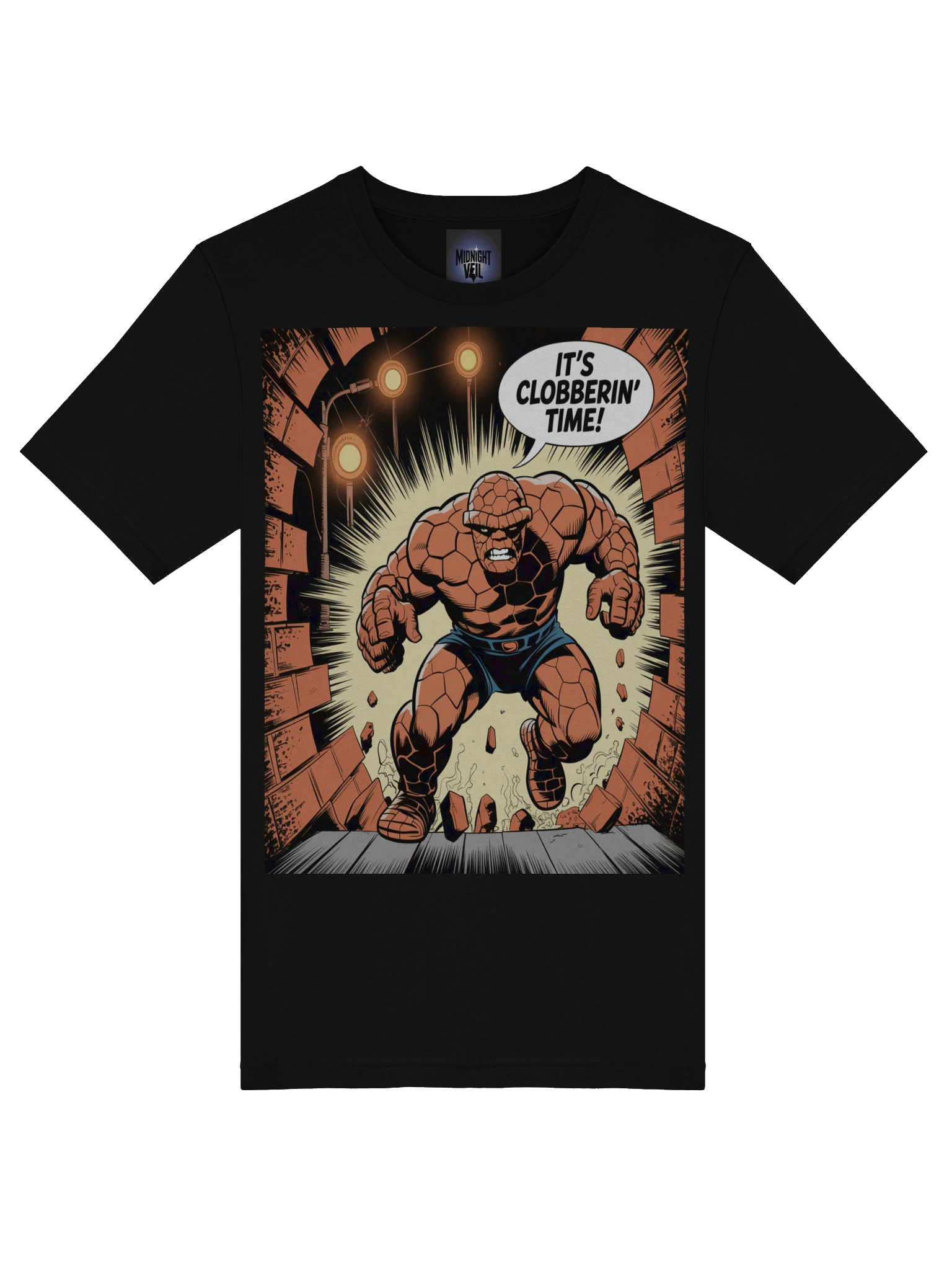 The Thing Clobberin' Time Supersoft T-Shirt – Ever-Lovin' Blue-Eyed Rampage product image (7)