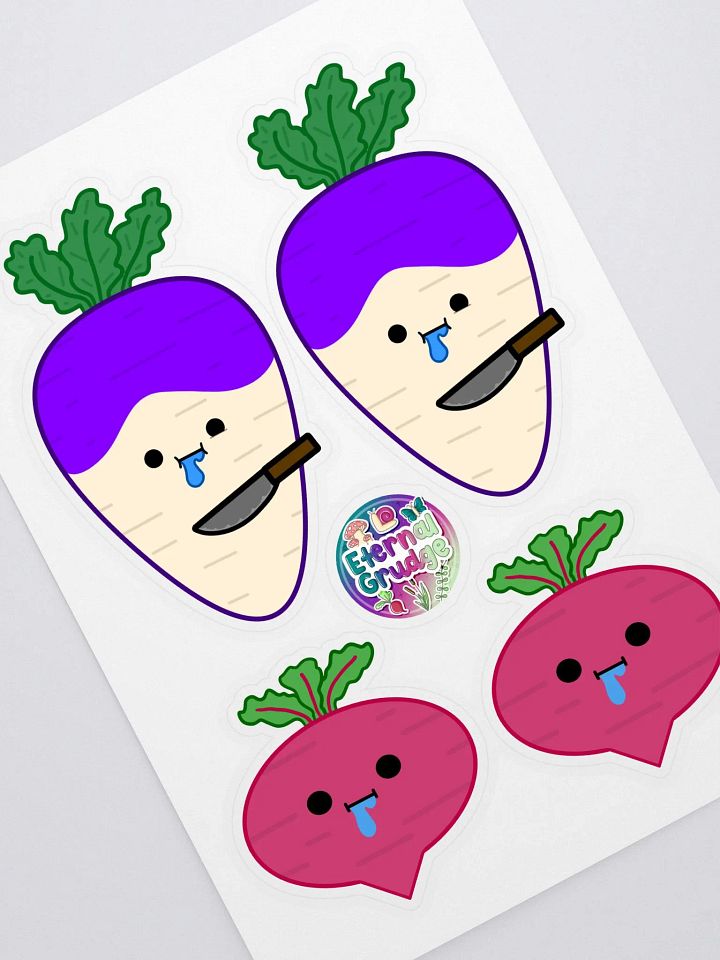 Hungry Root Veggies Stickers product image (1)