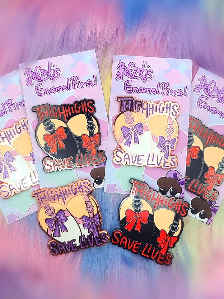 Thigh Highs | Enamel Pin Set product image (1)