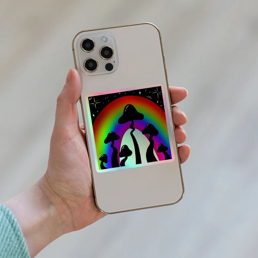 Rainbow Mushroom Sticker product image (8)