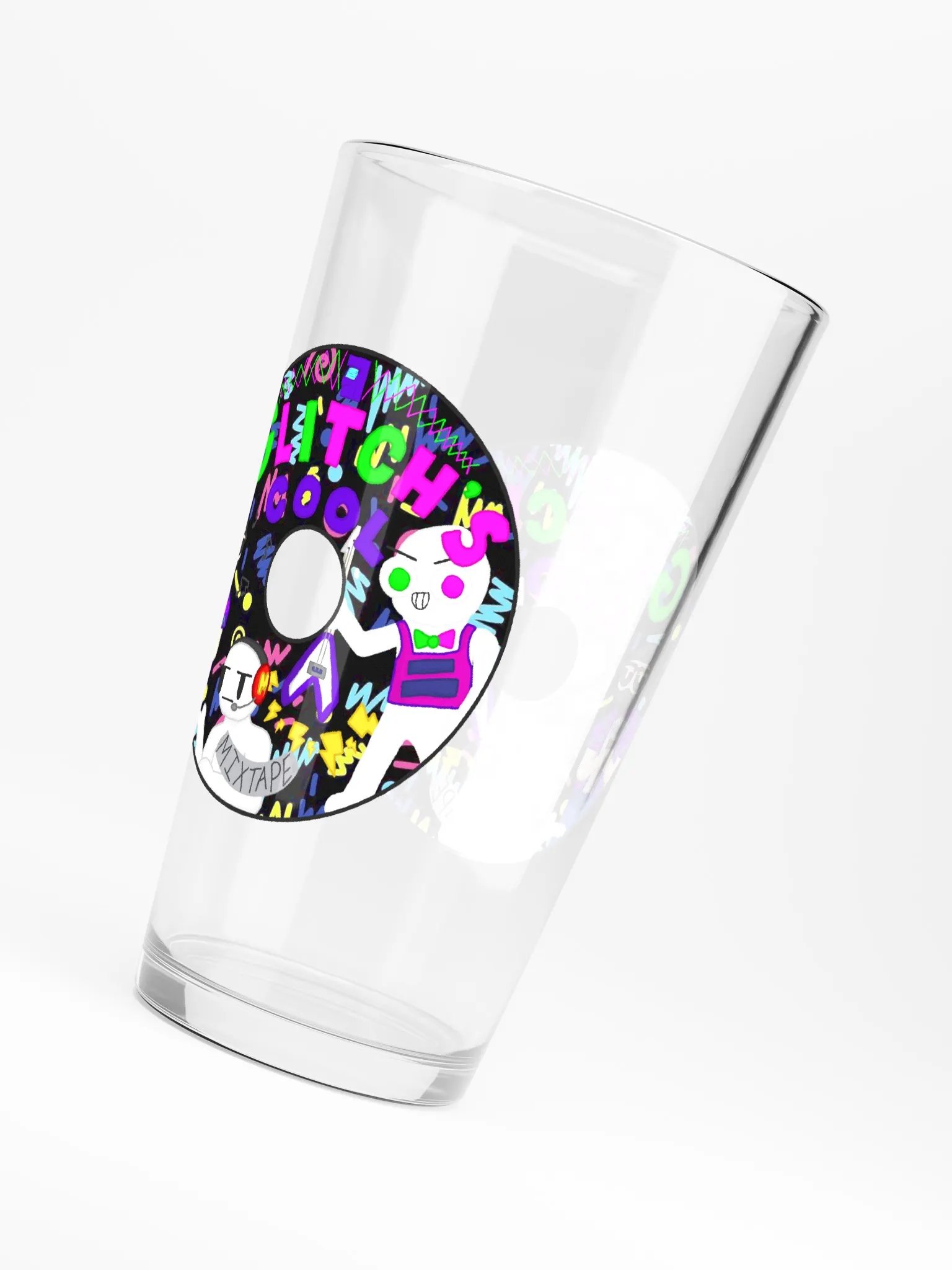 Glitchcade’s Cool Mixtape Glass product image (4)