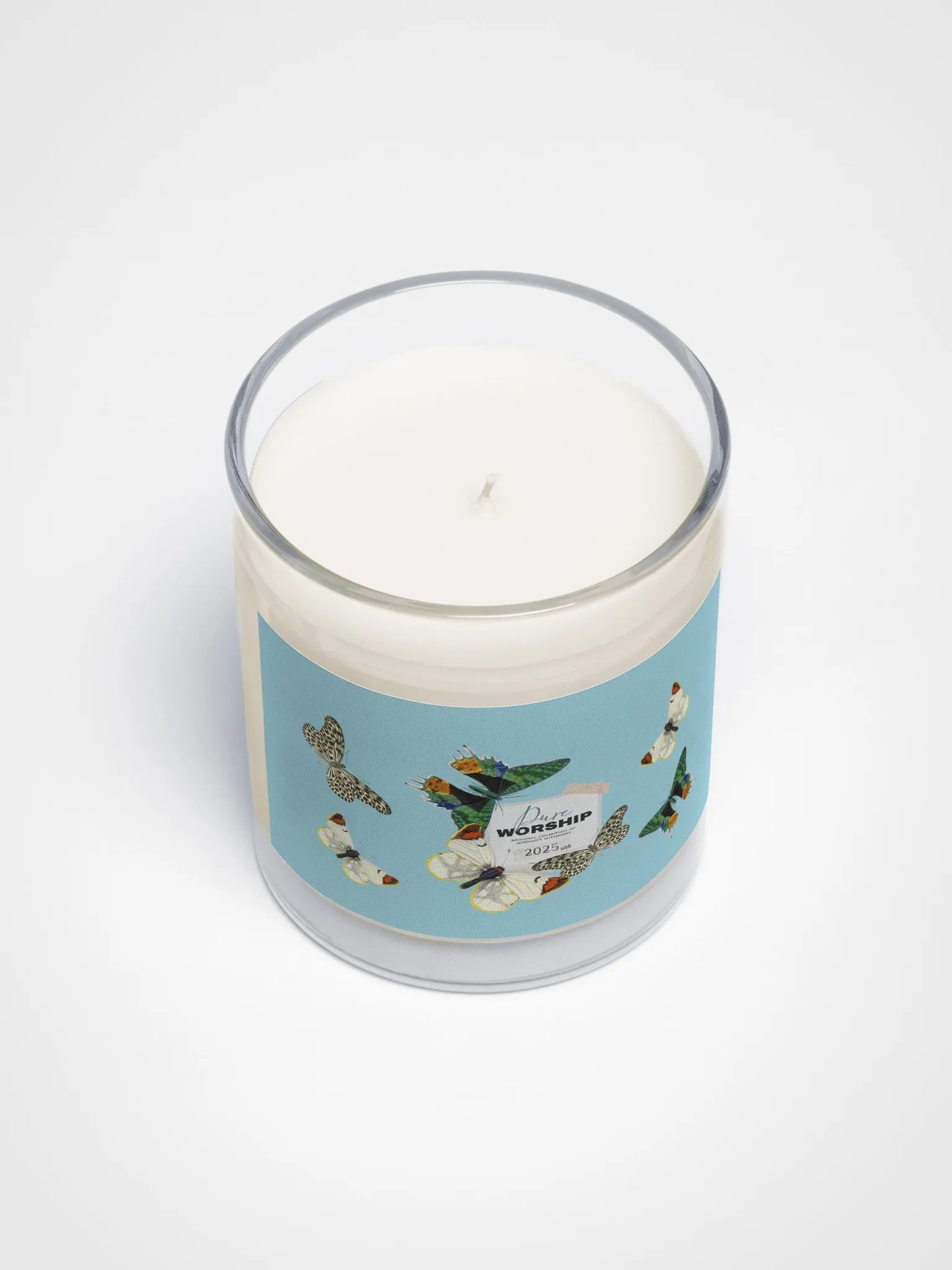 2025 "Pure Worship" Butterfly Collage Soy Wax Candle product image (3)