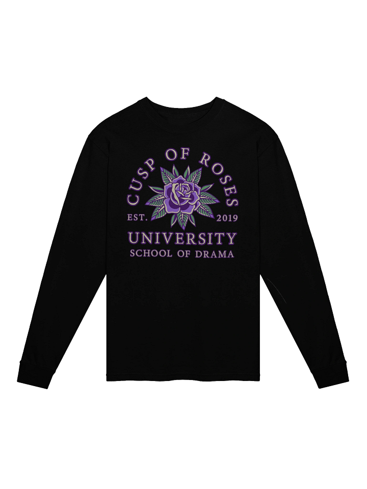 school of drama | long-sleeve tee | libra-scorpio cusp product image (1)