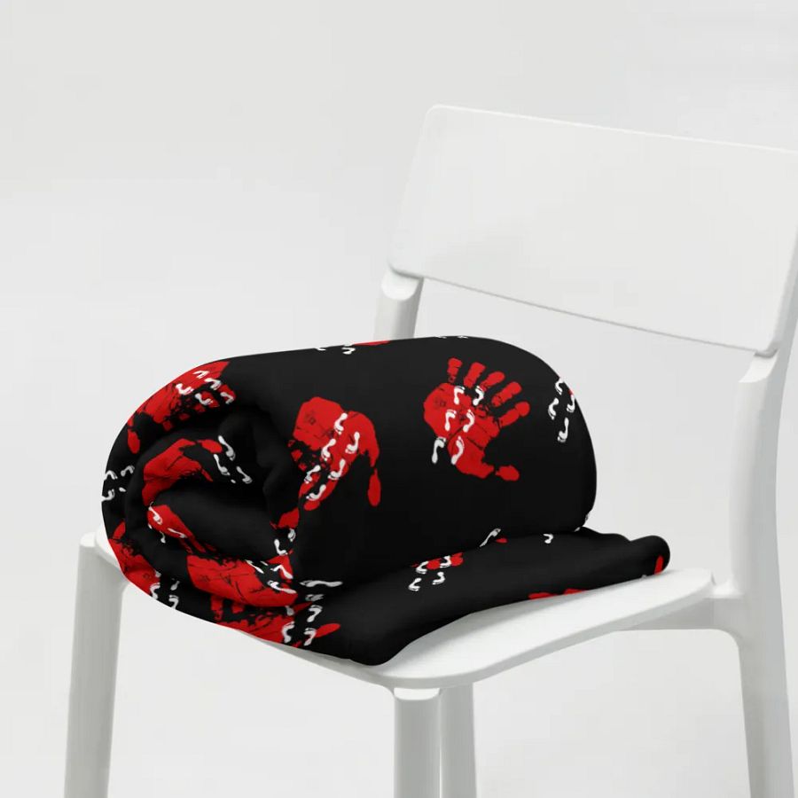 ghost print throw product image (19)