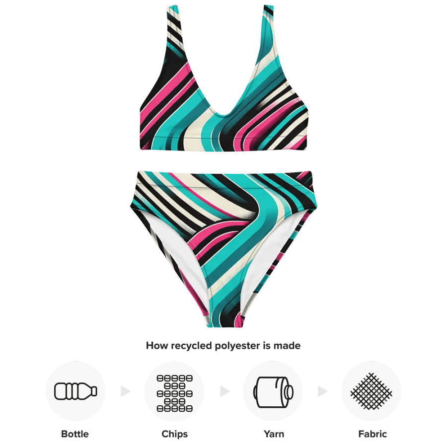 Retro Wave Swirl Bikini product image (4)
