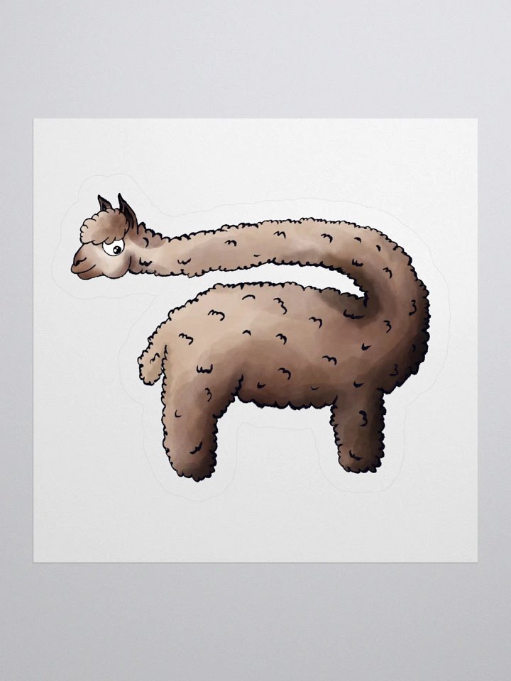 Impossible Farm Long Llama Stickers product image (2)