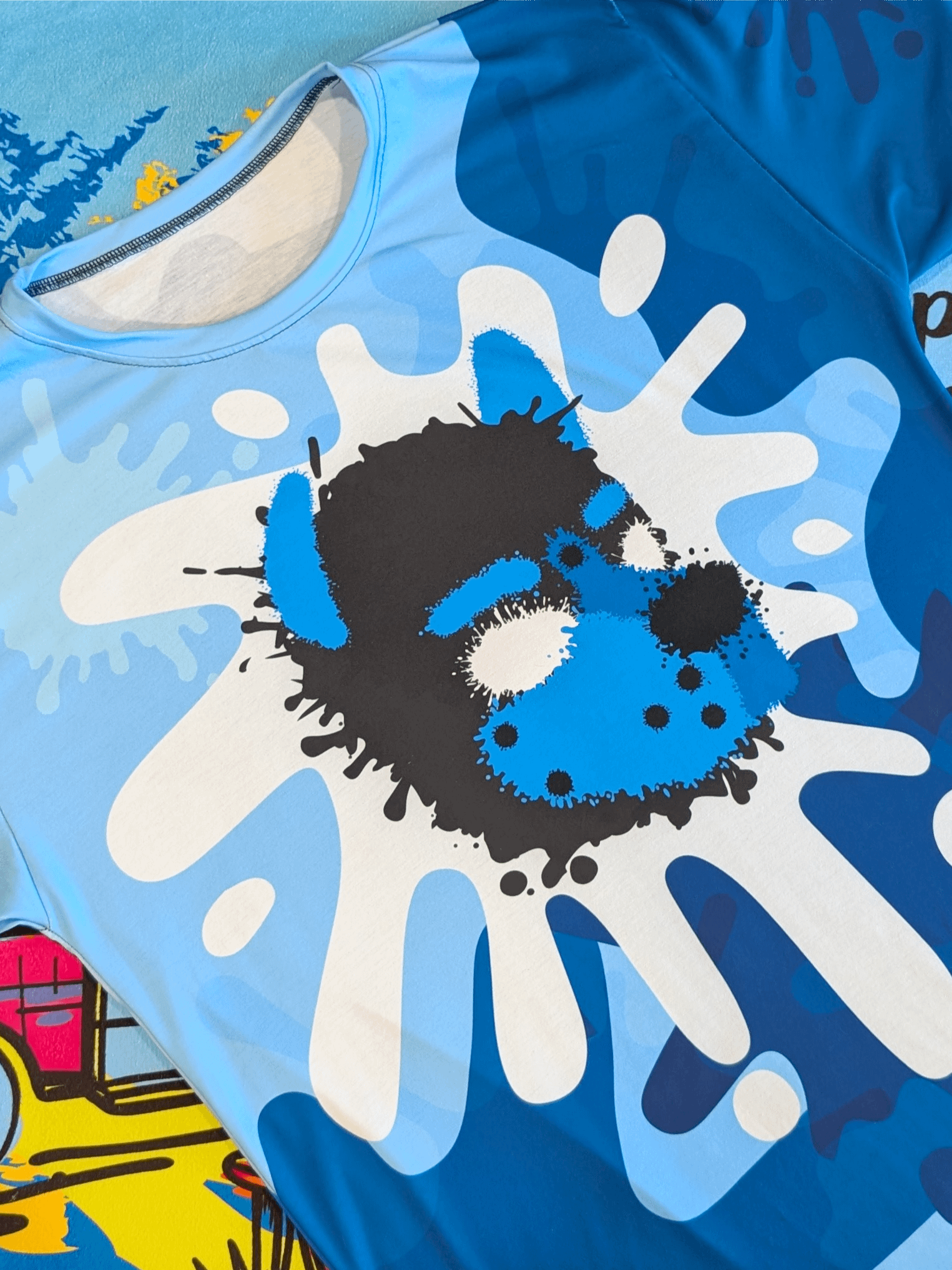Chaos Splatter Shirt - Blue product image (5)
