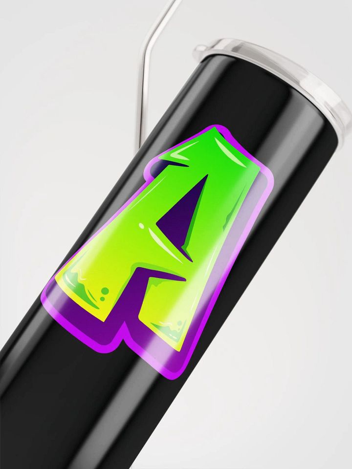 Luminous Letter A Stainless Steel Tumbler product image (1)