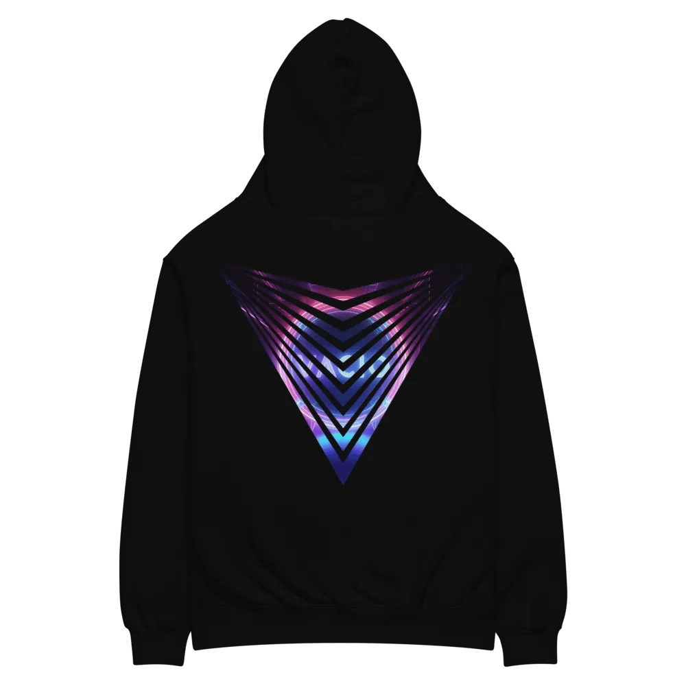 VACIO Neon Circle Logo Premium Relaxed Fit Hoodie product image (8)