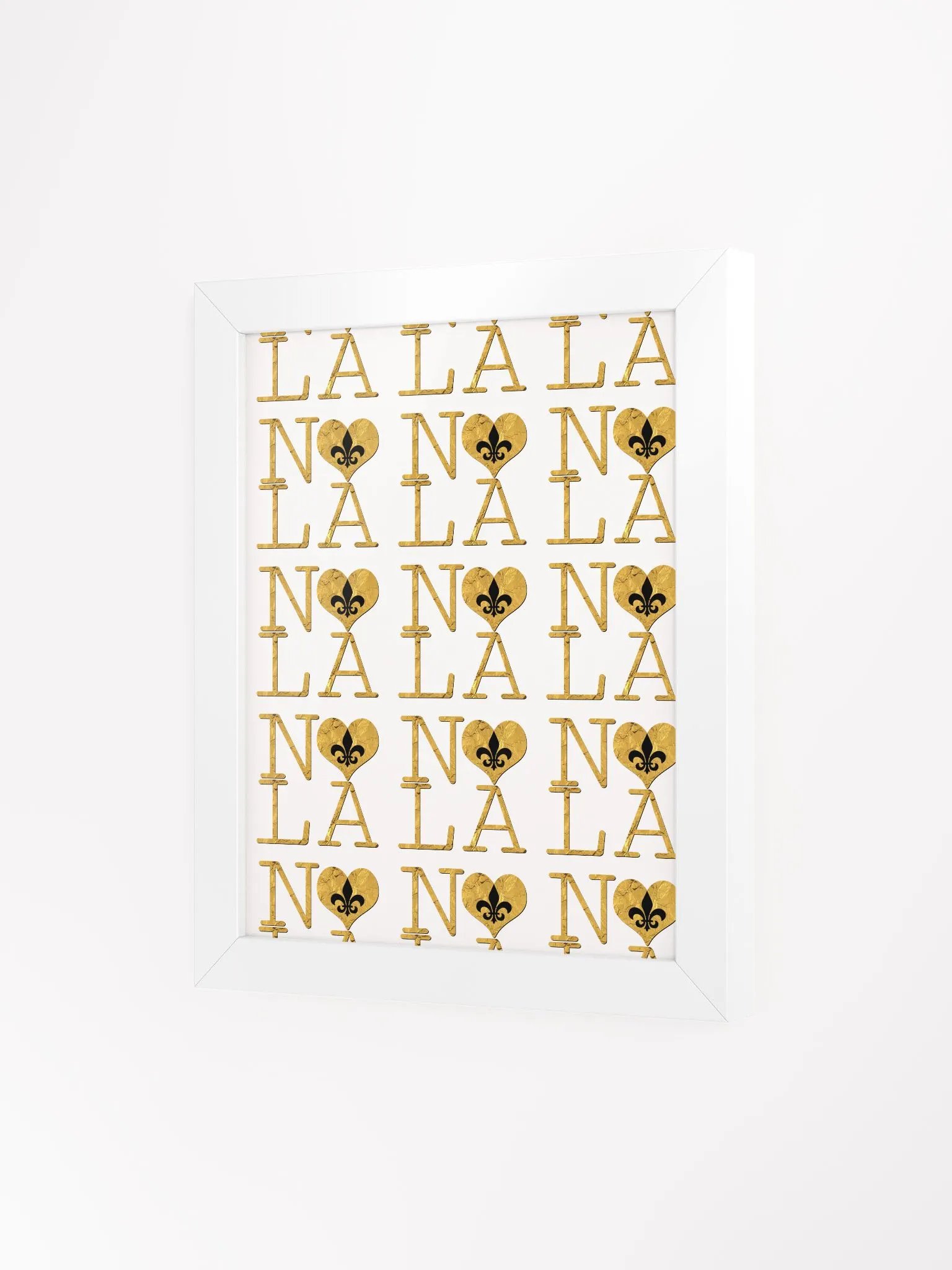 I LOVE NOLA **LEGACY POSTER** (GOLD WRAP FULL INFINITY WRAP) product image (3)