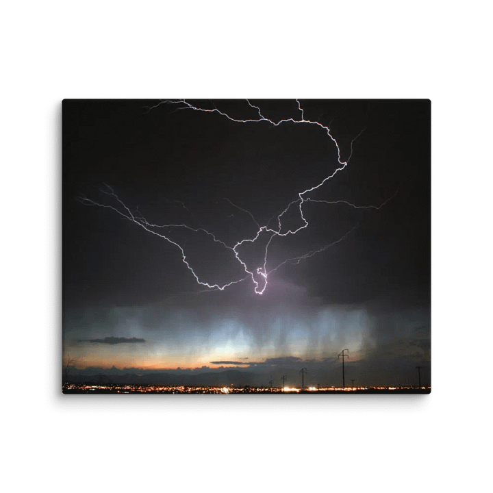 Canvas Print - Lightning Cityscape product image (2)