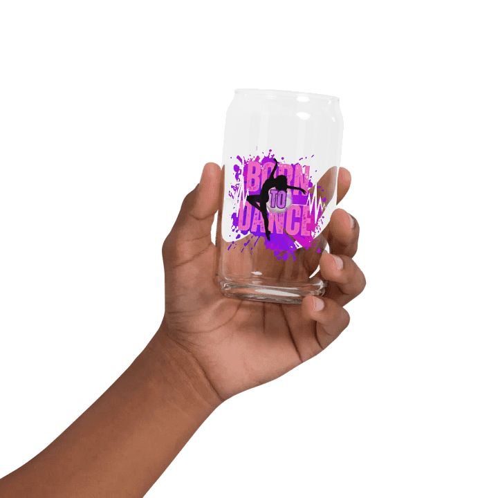 Born to Dance Her Silhouette Energetic Beats Glass product image (32)