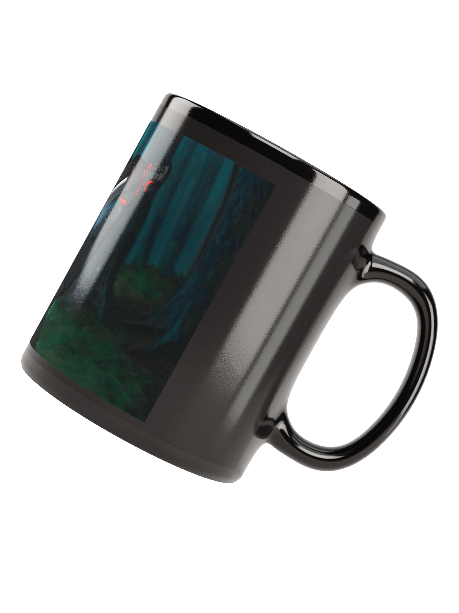 Cartoon Shadow (eye showing) Mug (Black) product image (7)