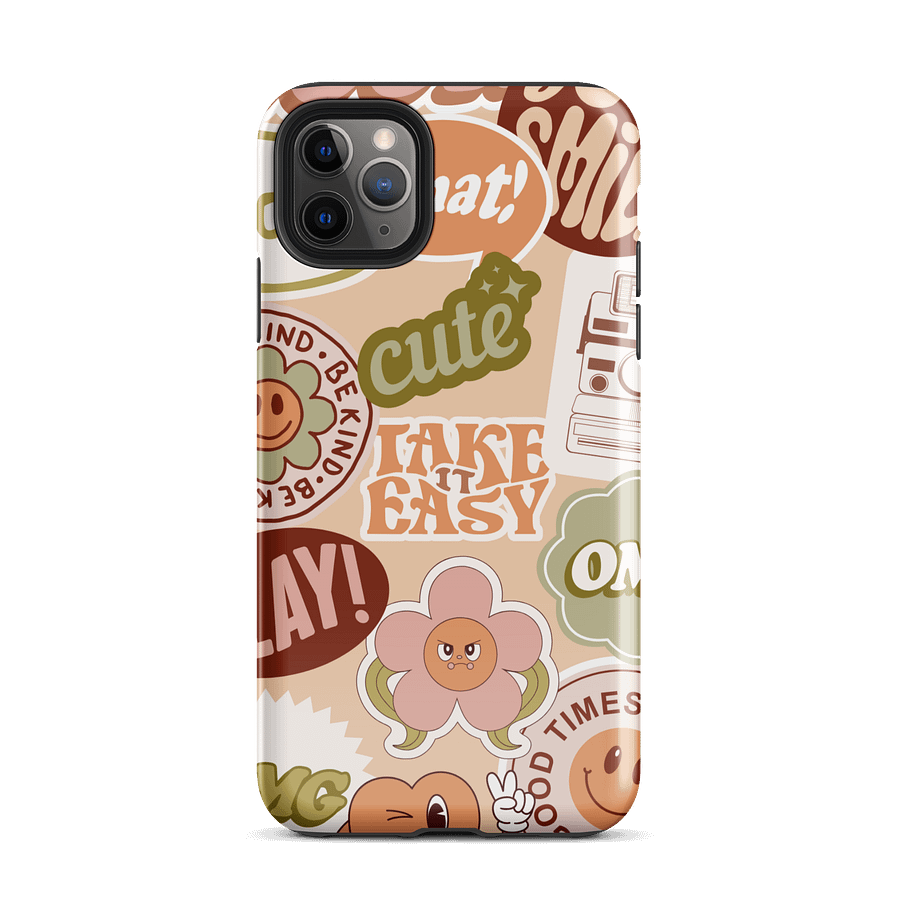 Retro Vibes iPhone® Tough Case product image (2)